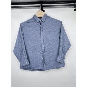 Rowm Shirt Men‎ 2xB Long Sleeve Red Plaid Button Down Collared Casual Cotton